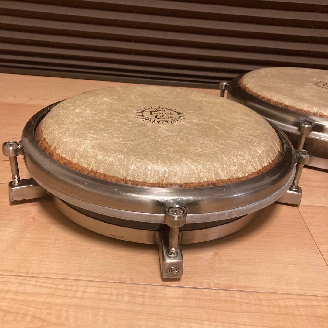 Pearl Travel Conga パール トラベルコンガ 2個 ケース付き