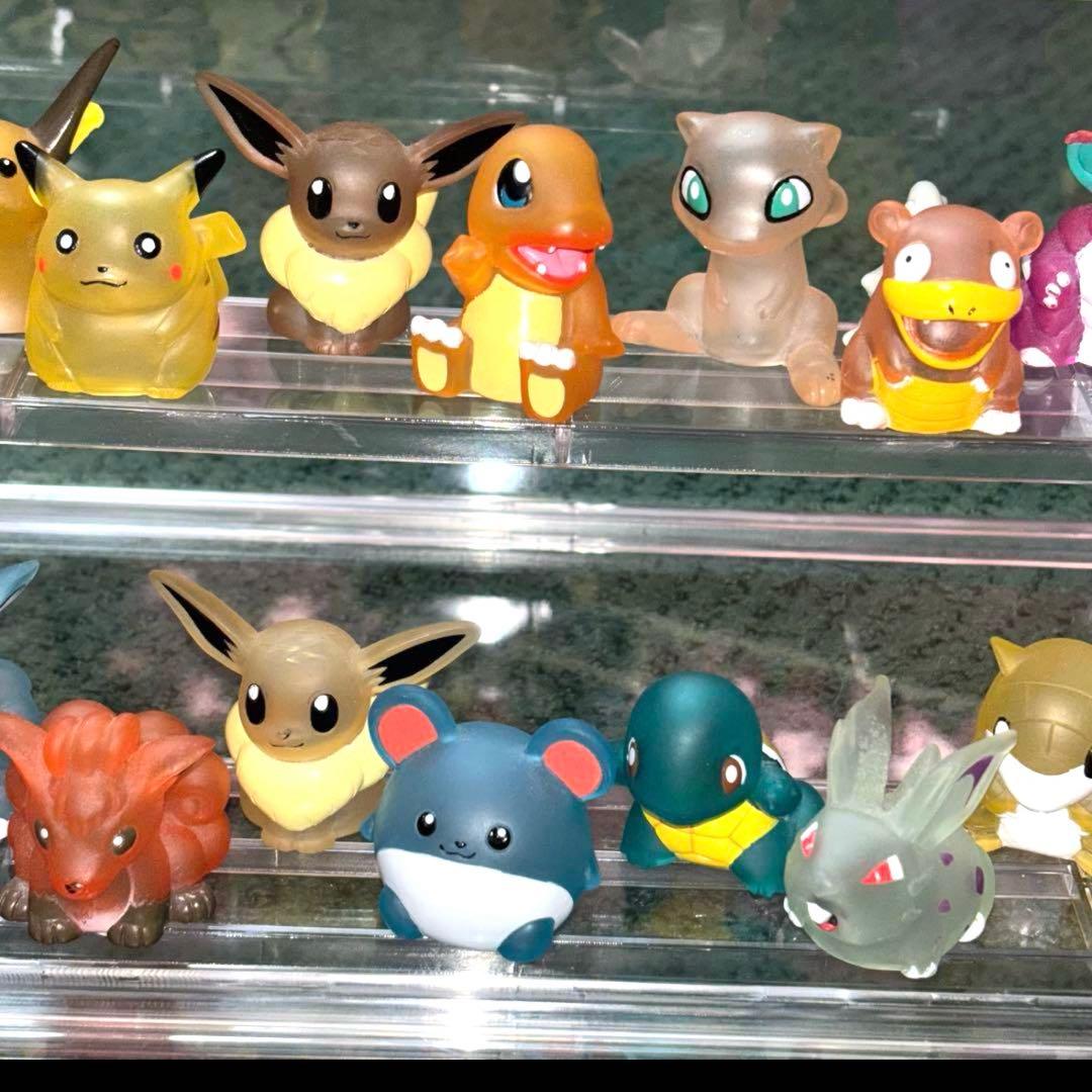 早い者勝ち！【激レア】ポケモンキッズ ポケモン 指人形 クリア 34体まとめ売り