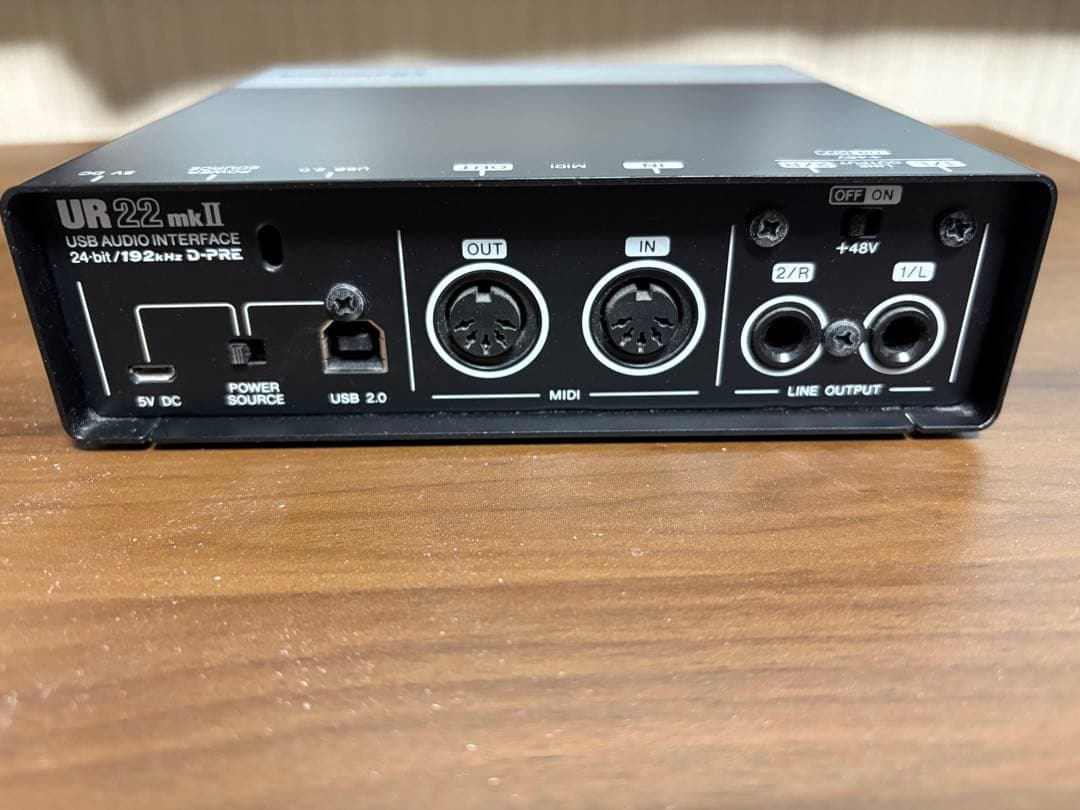 UR22mkII USBオーディオインターフェイス