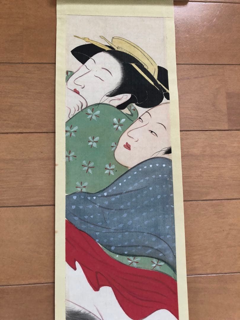 春画 アンティーク 巻物