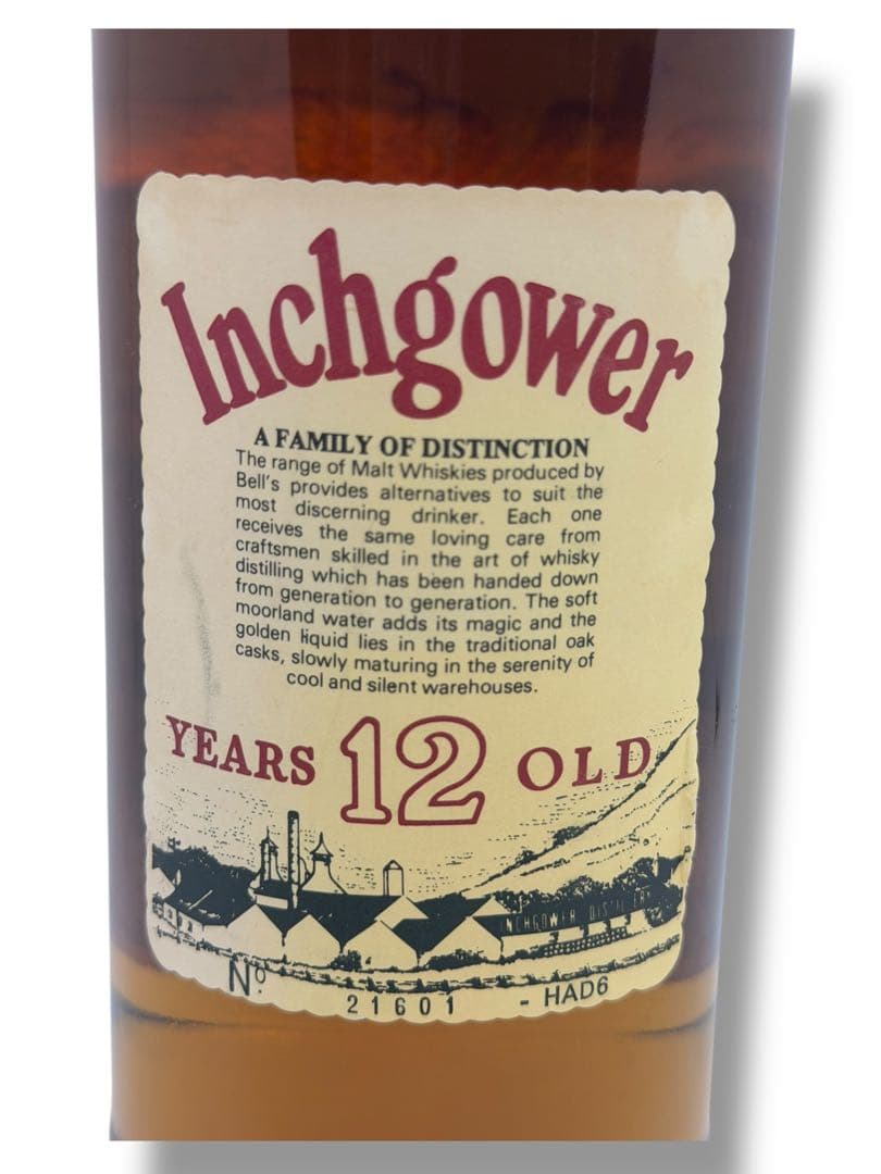 #インチガワー 12年 スコッチウイスキー 旧ボトル 750ml 未開栓