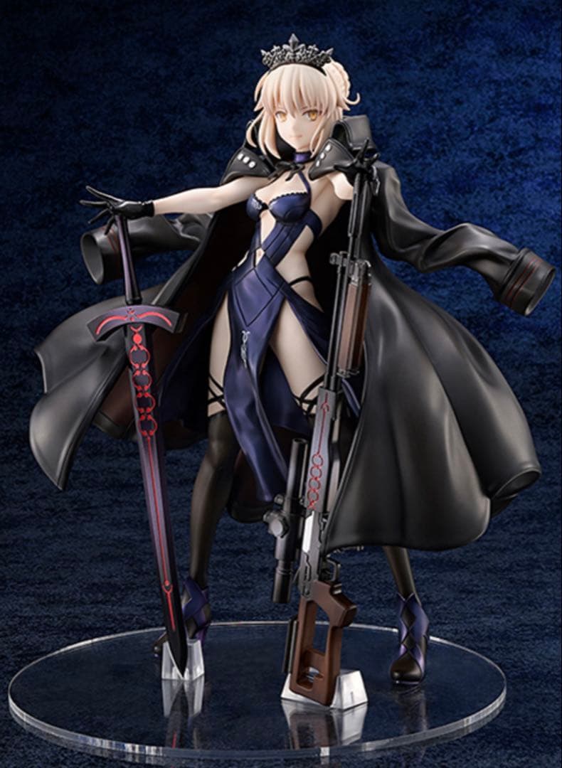 Fate セイバーオルタ　フィギュアセット