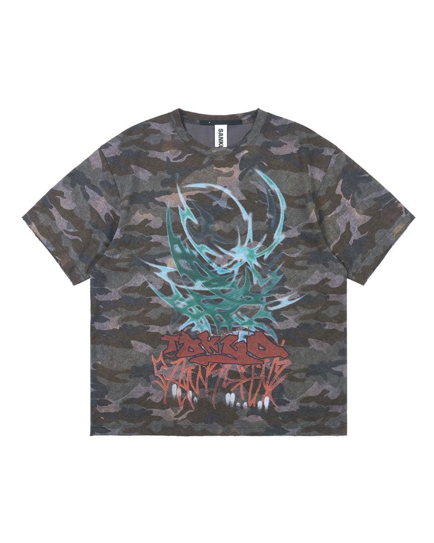 トップス 25AW sankuanz BUMPY GRAFFITI TEE GR8