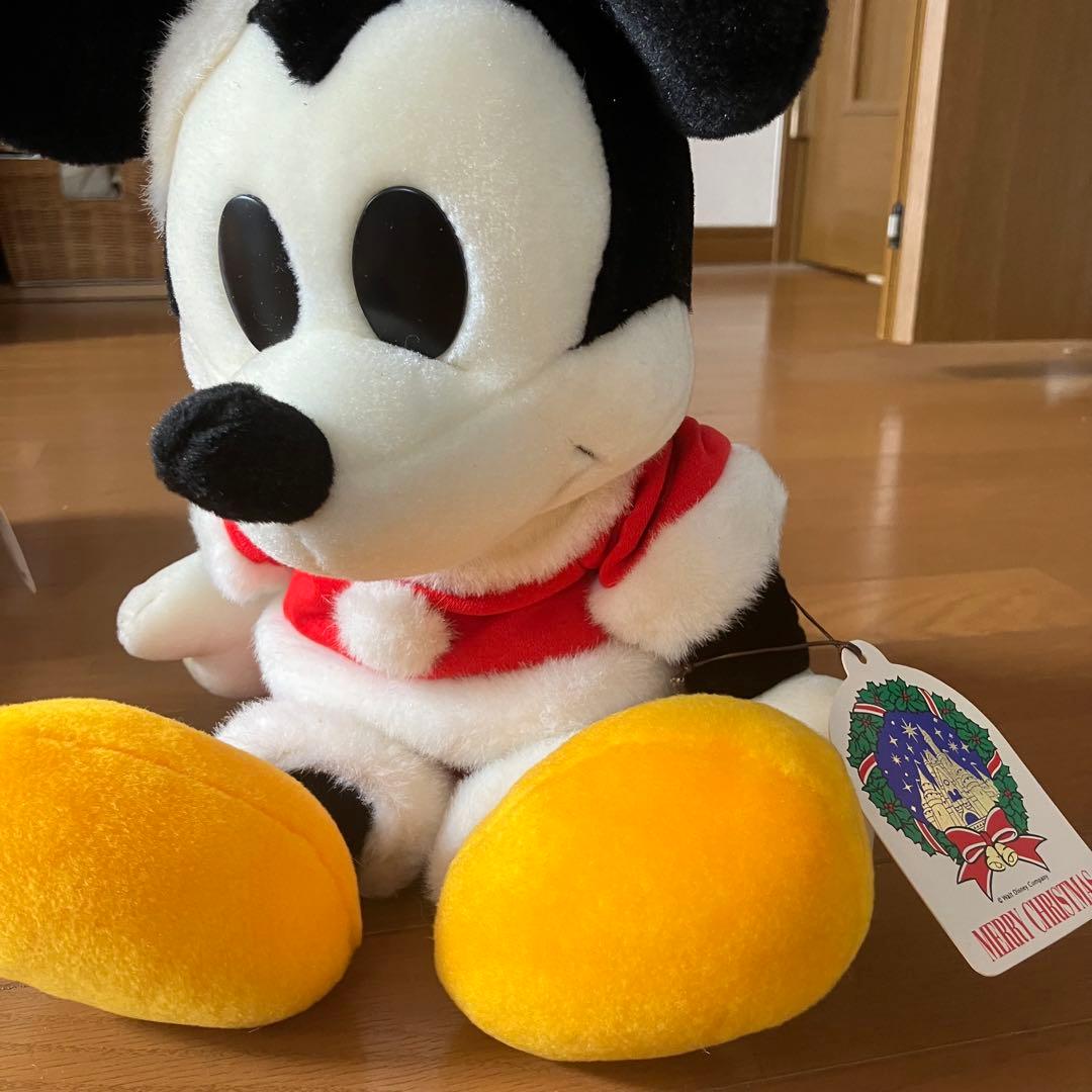 新品未使用 クリスマス ディズニー ぬいぐるみ タグ付き レトロ