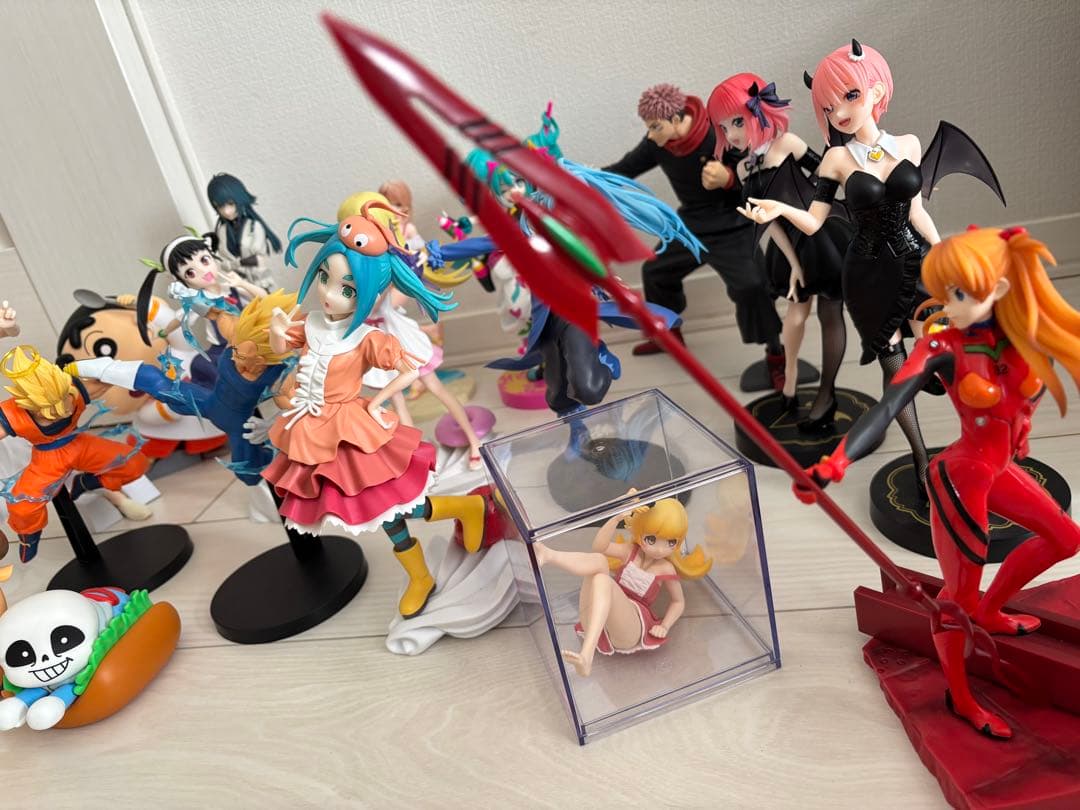 アニメキャラクターフィギュアセット　19点