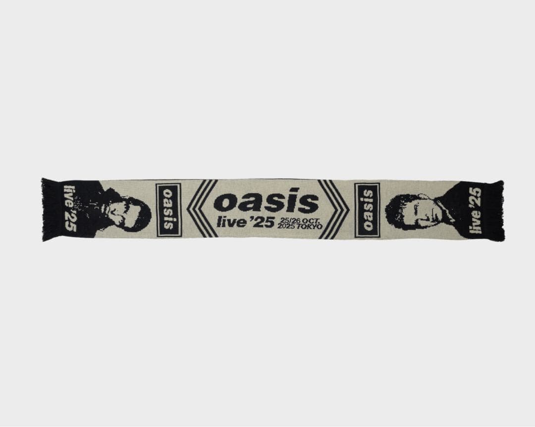 oasis live '25 フットボールスカーフ