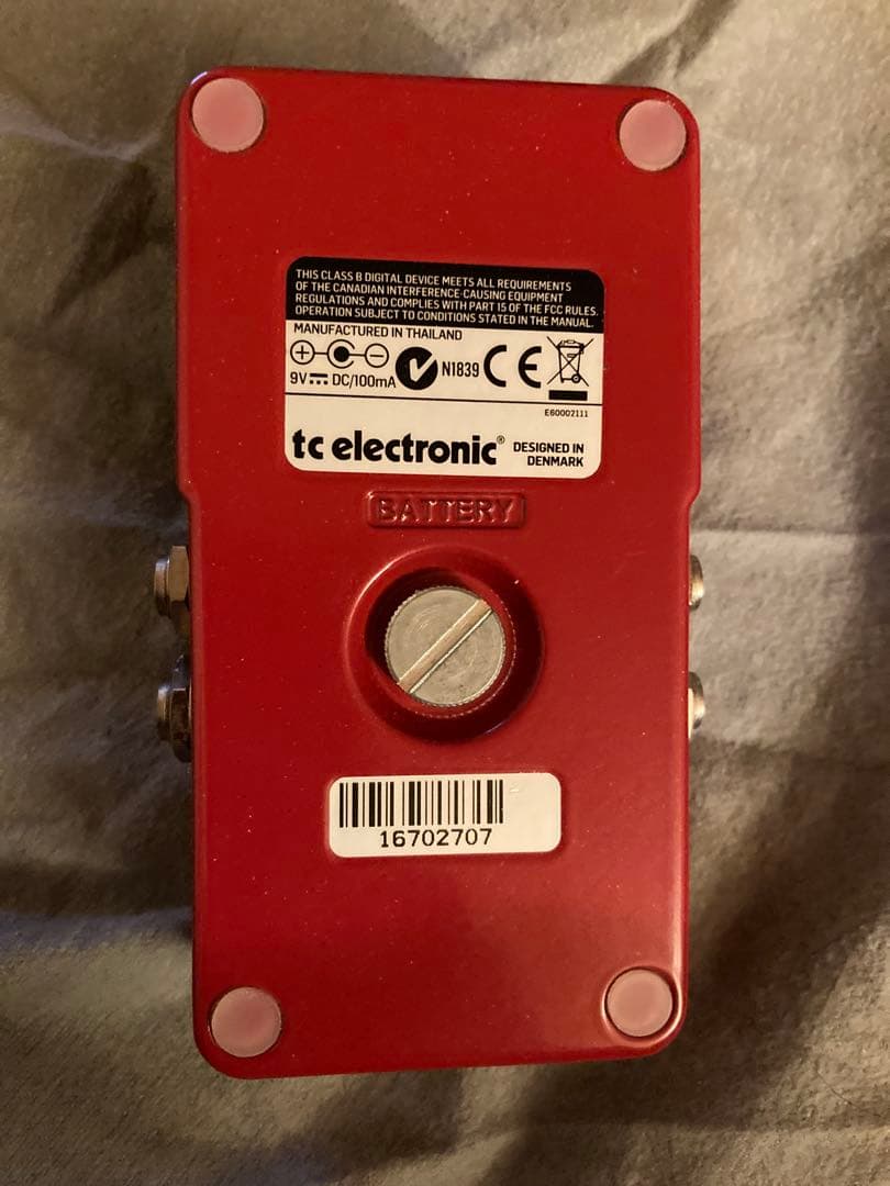 ギター tc electronic hall of fame