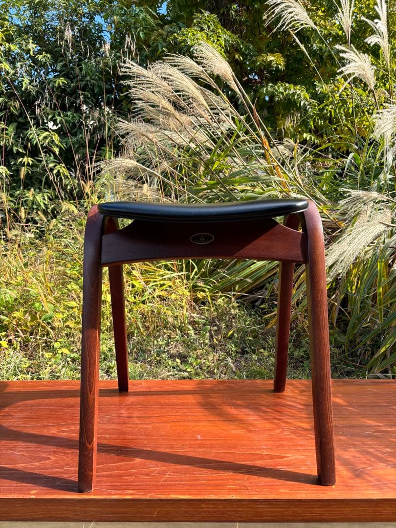 秋田木工　スタッキングスツール　剣持勇　NO.202