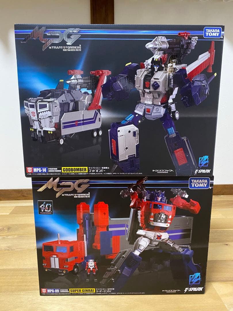 トランスフォーマー MPGスーパージンライ ゴッドボンバーセットゴッドジンライ