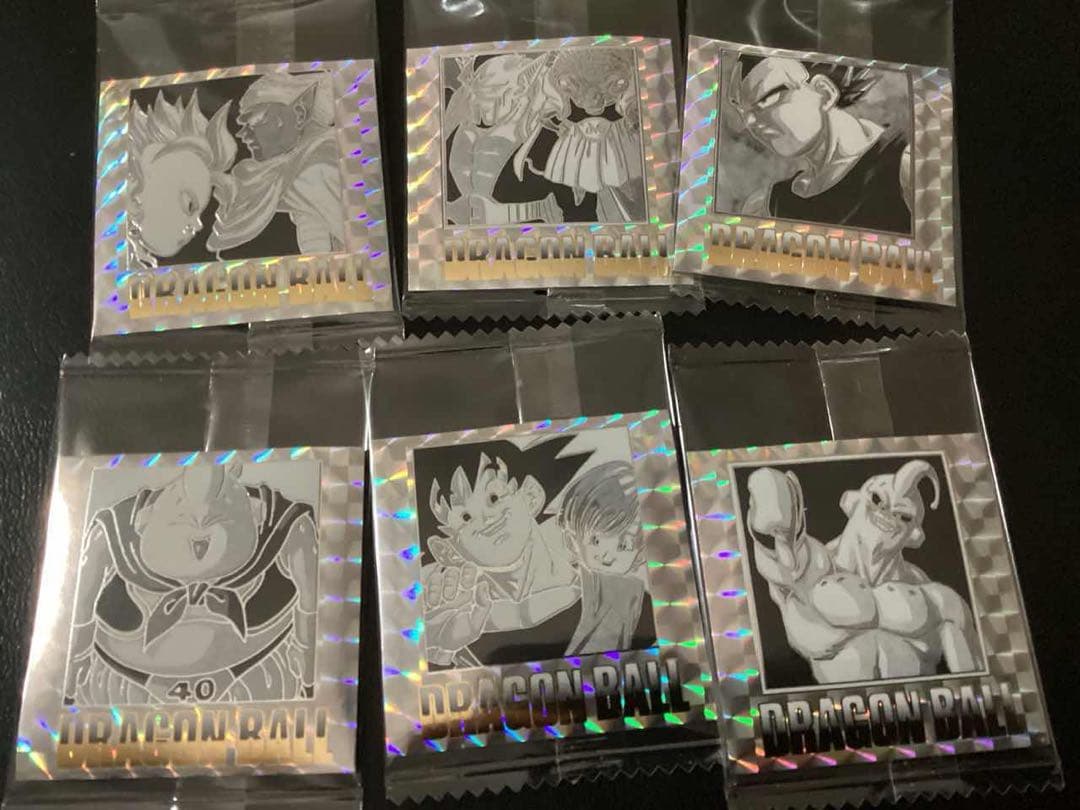 ドラゴンボール40周年記念オリジナルイラストレーション シールウエハース　４２種