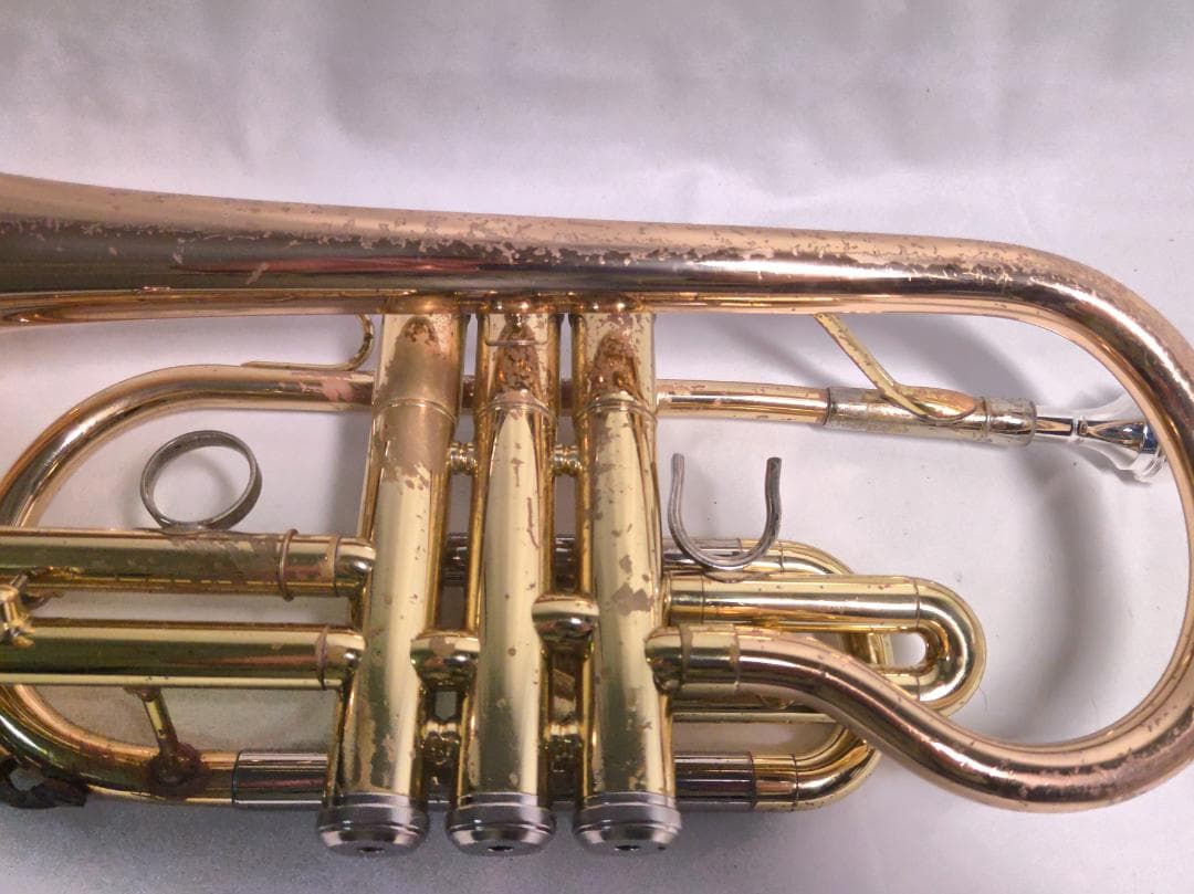 YAMAHA YCR-3330 ショートコルネット 赤ベル 動作良好 #2343