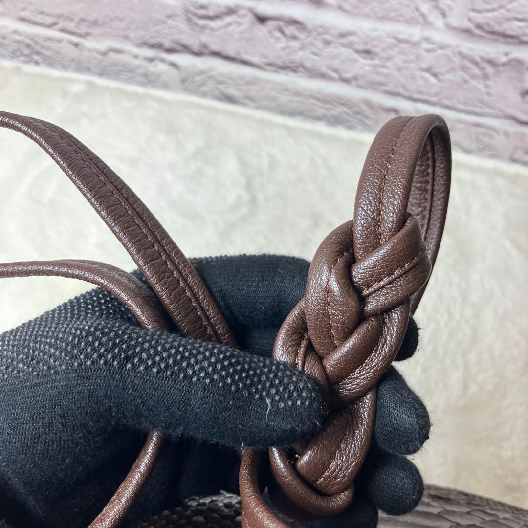 未使用級✨IBIZA イビサ パイソン 蛇革 斜め掛け ３室 ショルダーバッグ