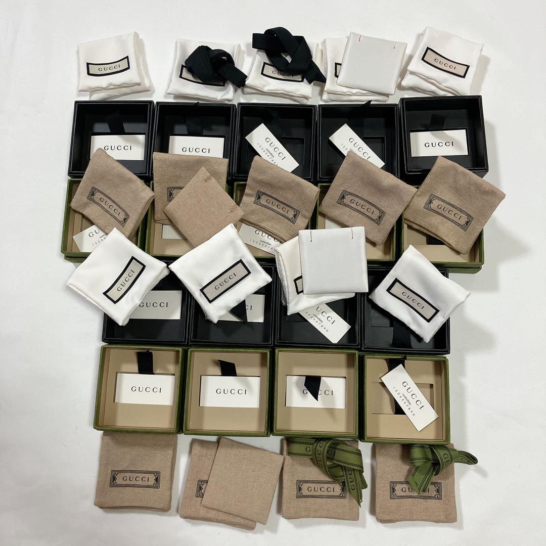美品　グッチ　保存袋　空箱　18個セット　アクセサリー入れ