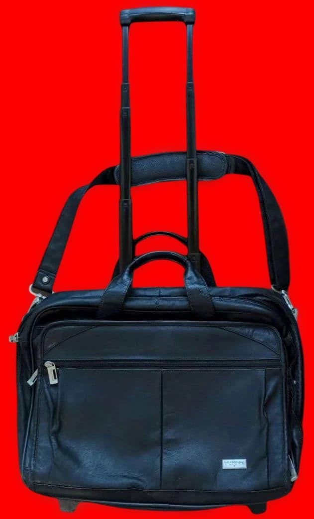 柔らかい高級本革3way自立キャリーオンバッグ　US LUGGAGE N.Y.