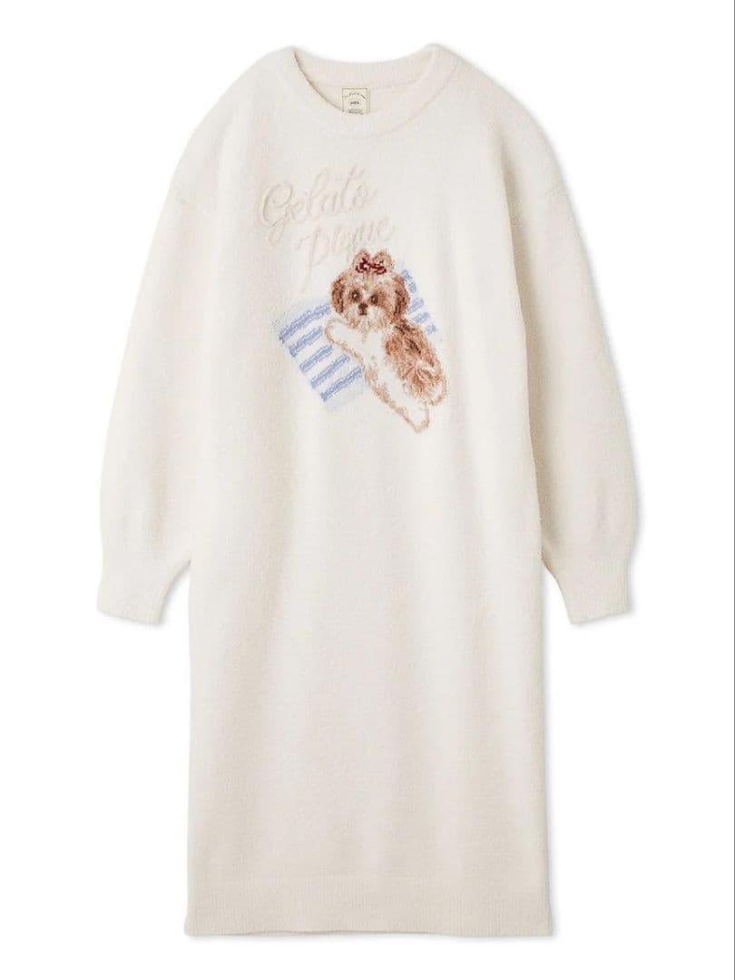 新品✨ジェラピケ シーズージャガードワンピース OWHT　ジェラートピケ