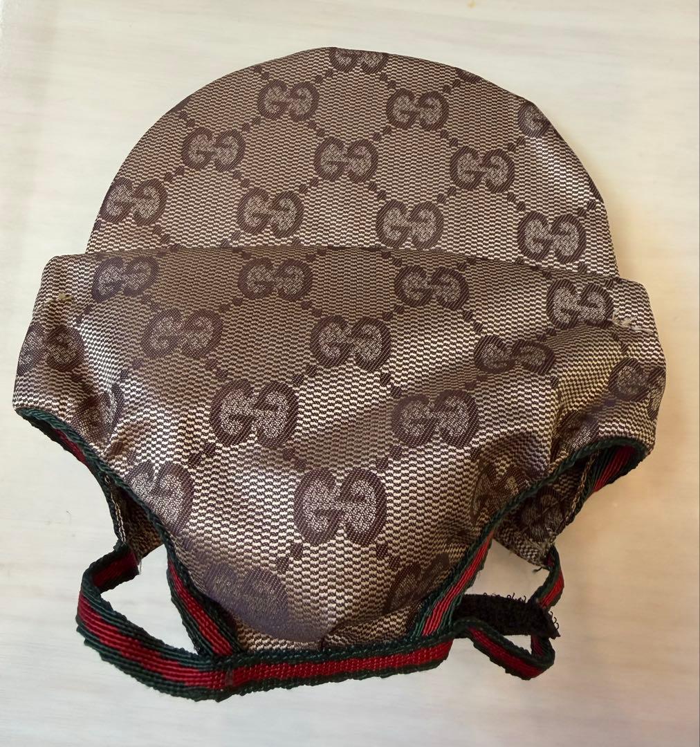 GUCCI GGパターン ベージュ キャップ&コートセット【小型犬】