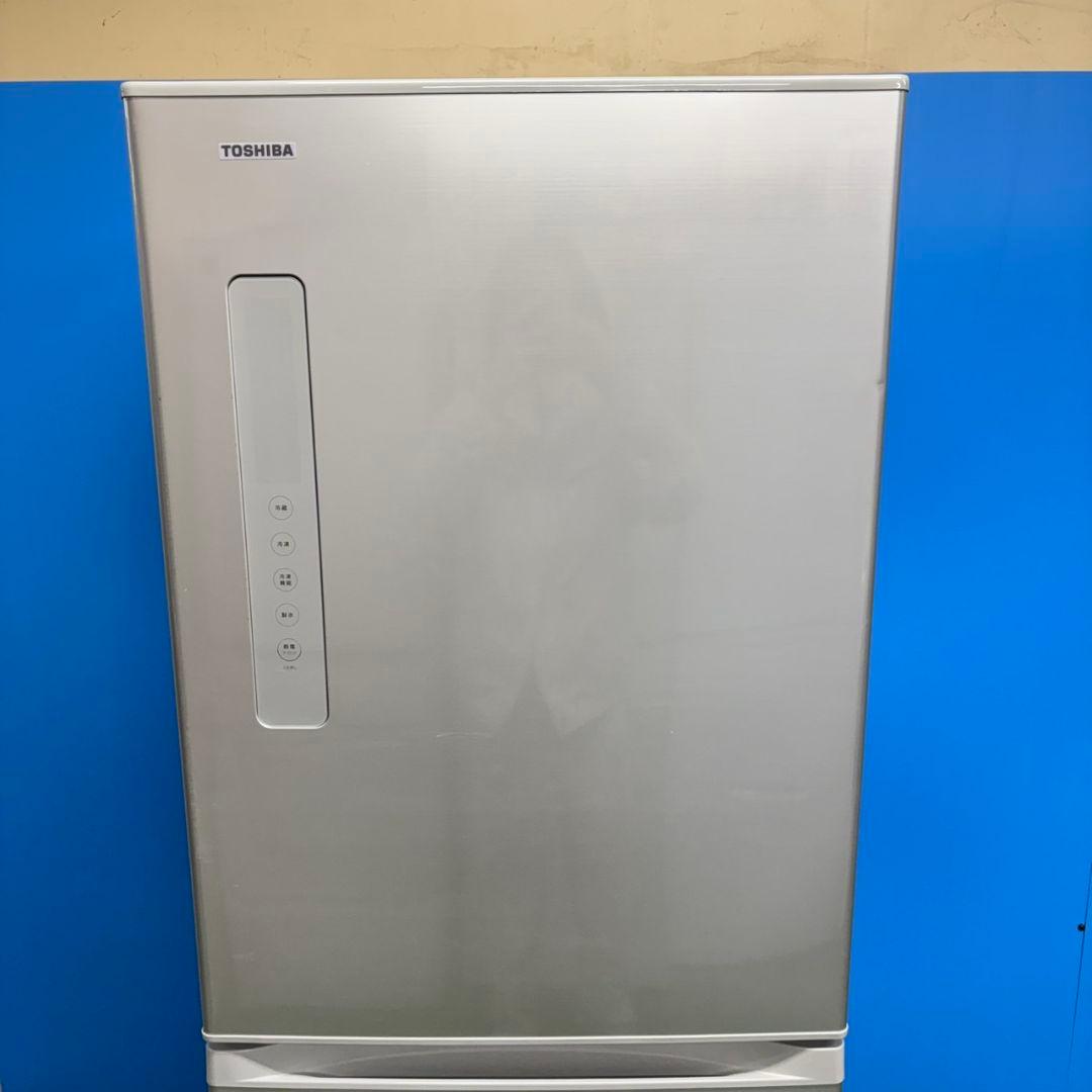 525 東芝 大型冷蔵庫 400L強 右開き 自動製氷 5ドア 大人気　きれい