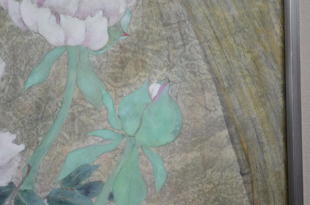 【「わらぼっち(冬牡丹)」 岩絵の具】東山魁夷の流派