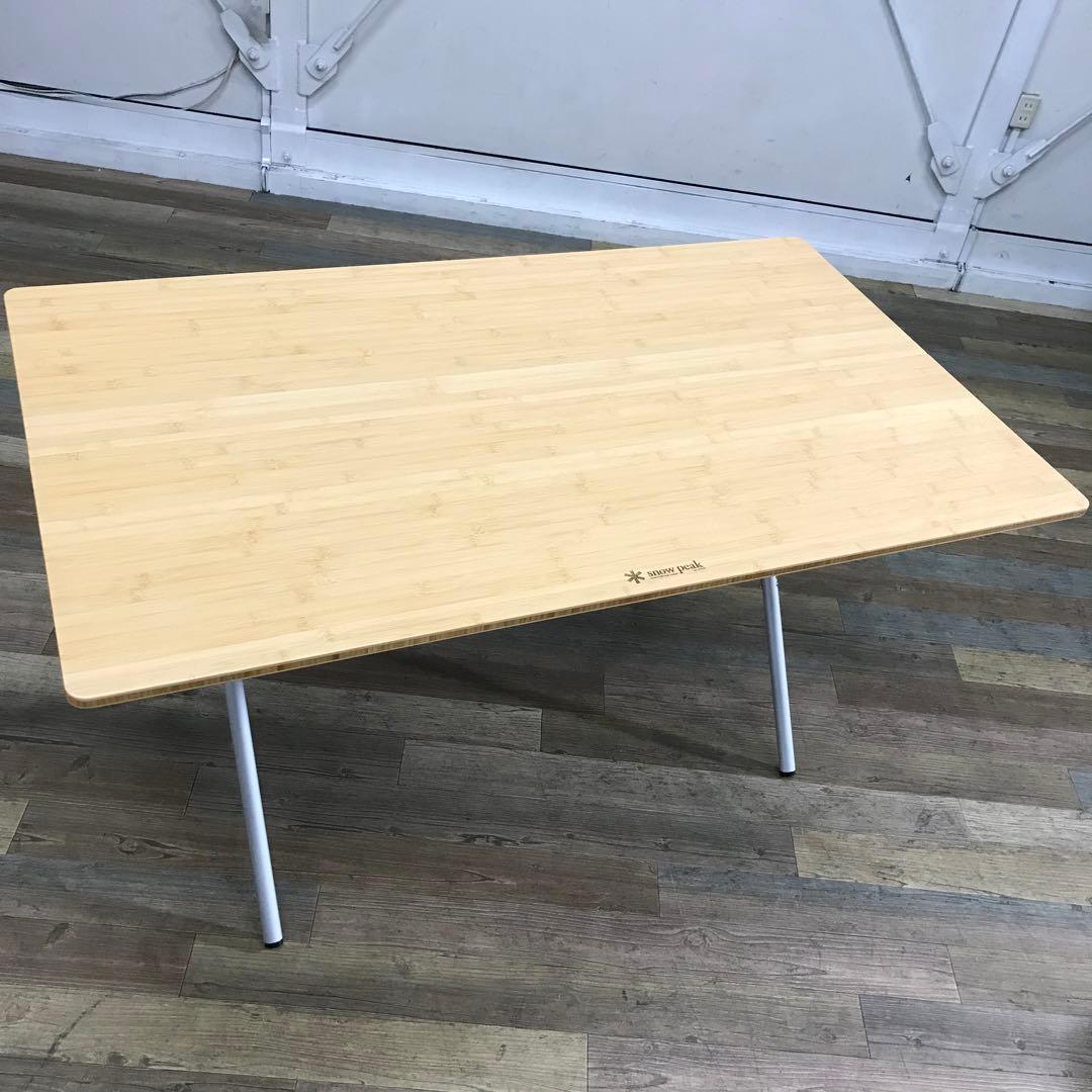 スノーピーク　ワンアクションテーブルロング　竹　 peak