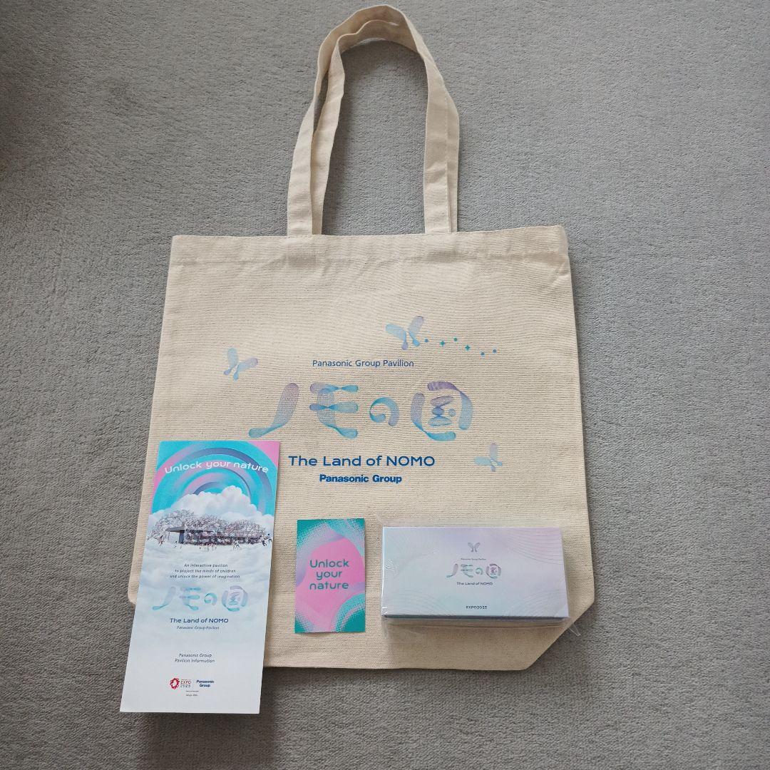 大阪関西万博2025 Panasonic ノモの国 ピンバッジトートバッグ
