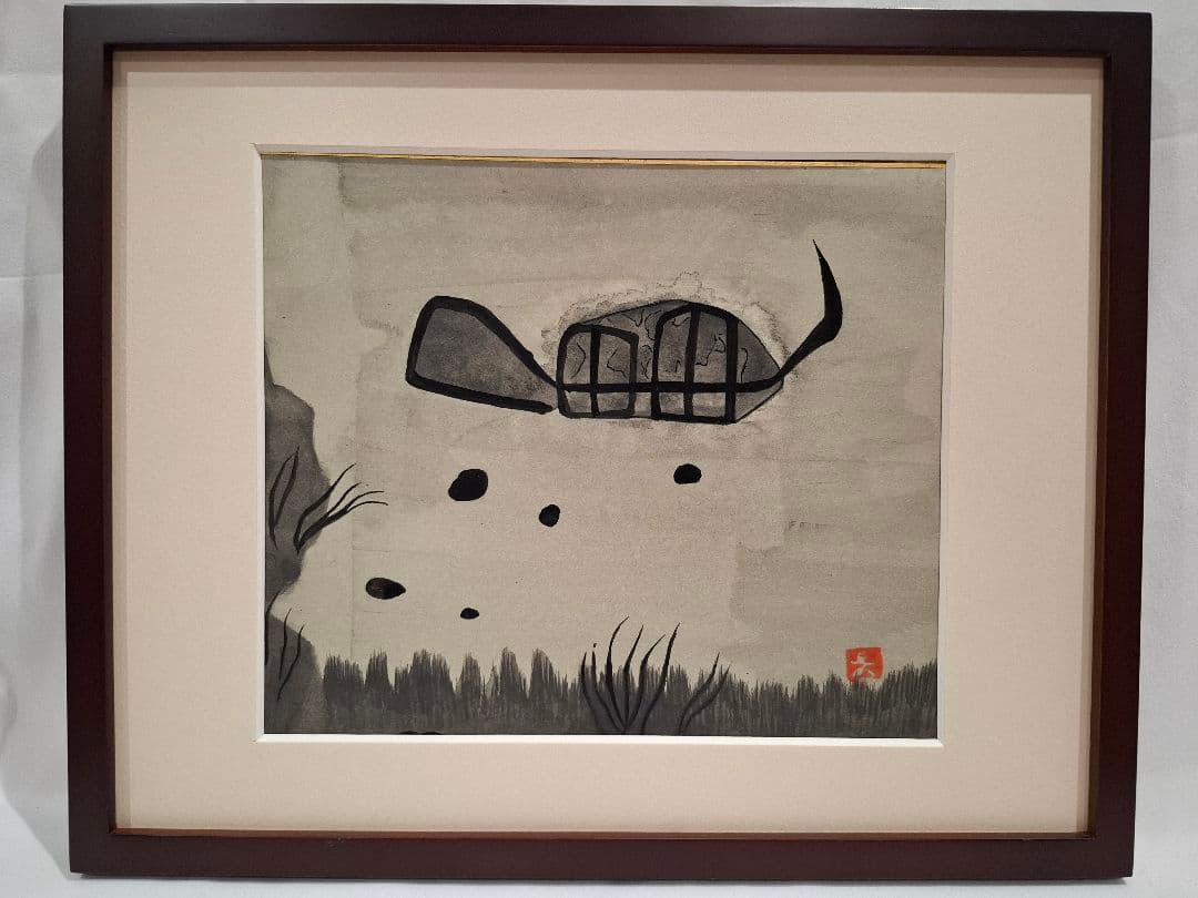 長倉 陽一「亀」原画