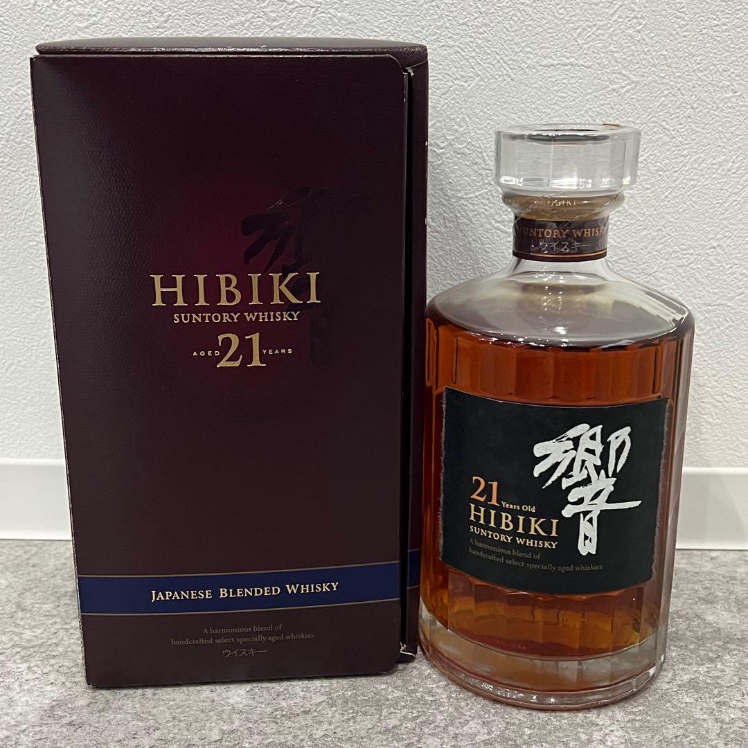 m*2様 未開栓 響 HIBIKI 21年 サントリー ウイスキー 箱付 700