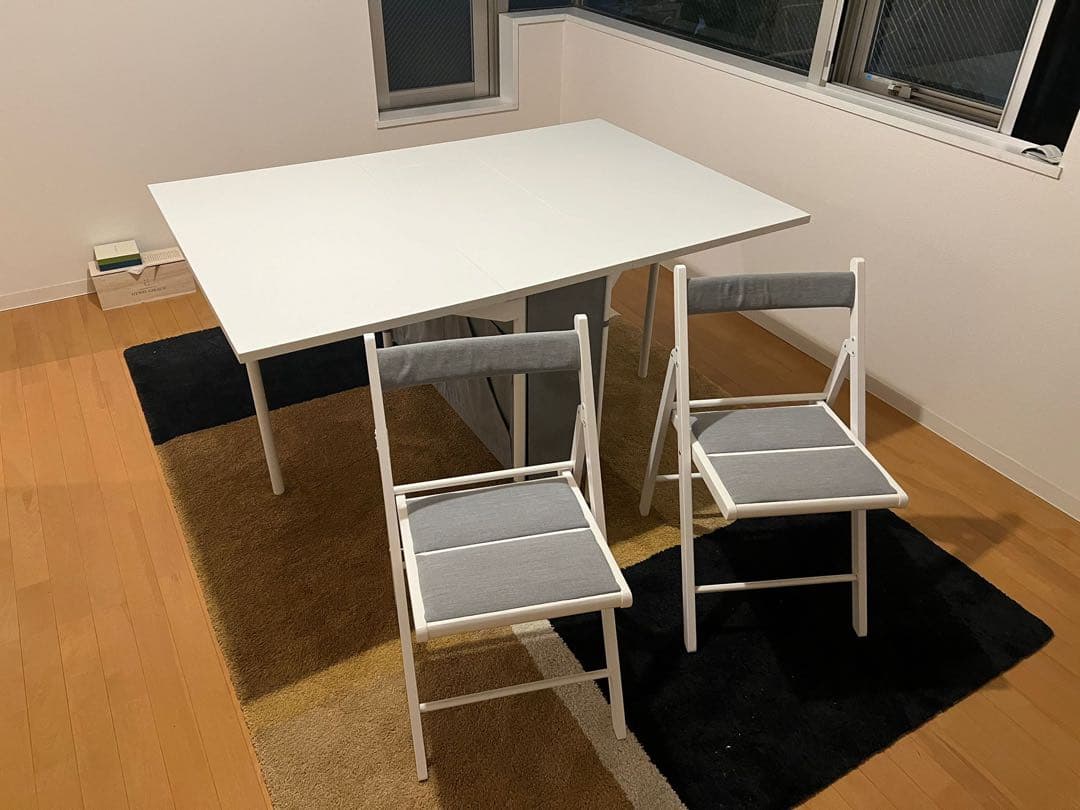 IKEA KALLHALL折りたたみテーブル & FRÖSVIフロースヴィチェア