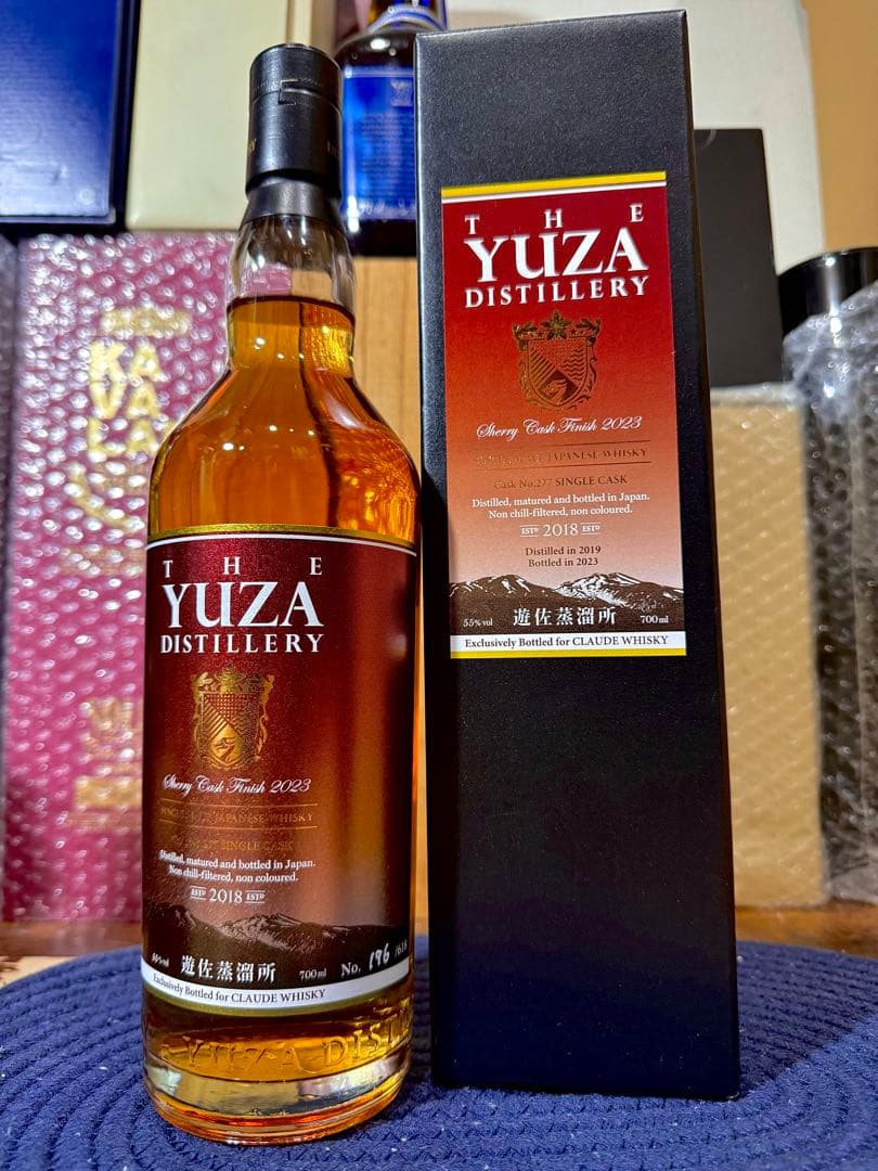 遊佐蒸溜所 YUZA シングルカスク シェリーカスクフィニッシュ 2023