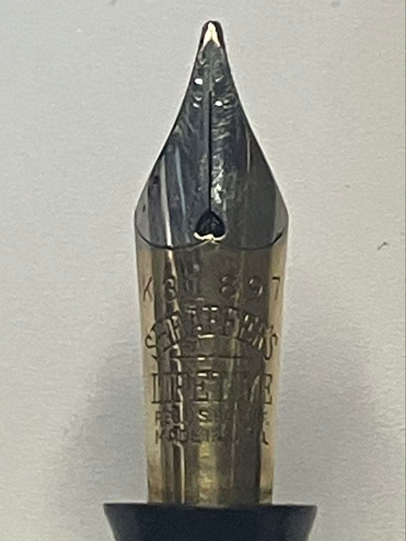 レア　SHEAFFER シェーファー 万年筆 タッカウェイ　ミリタリークリップ