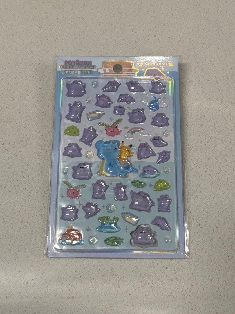 公*P様 韓国限定 メタモン ボンボンドロップシール ポップアップ ポケモン 正