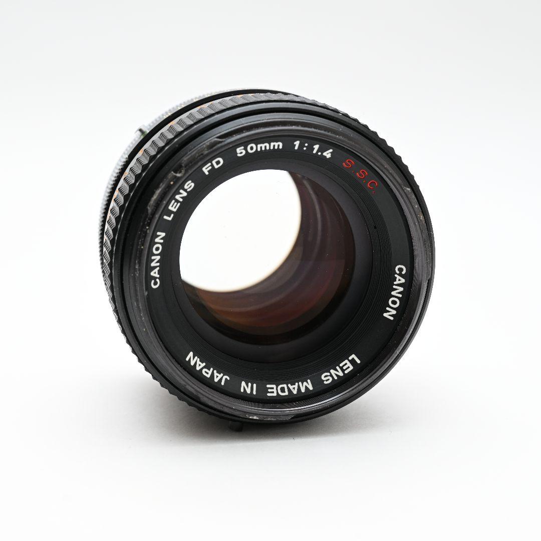 【動作確認済み】キヤノンAE-1&50mm F1.4 S.S.C ストロボセット