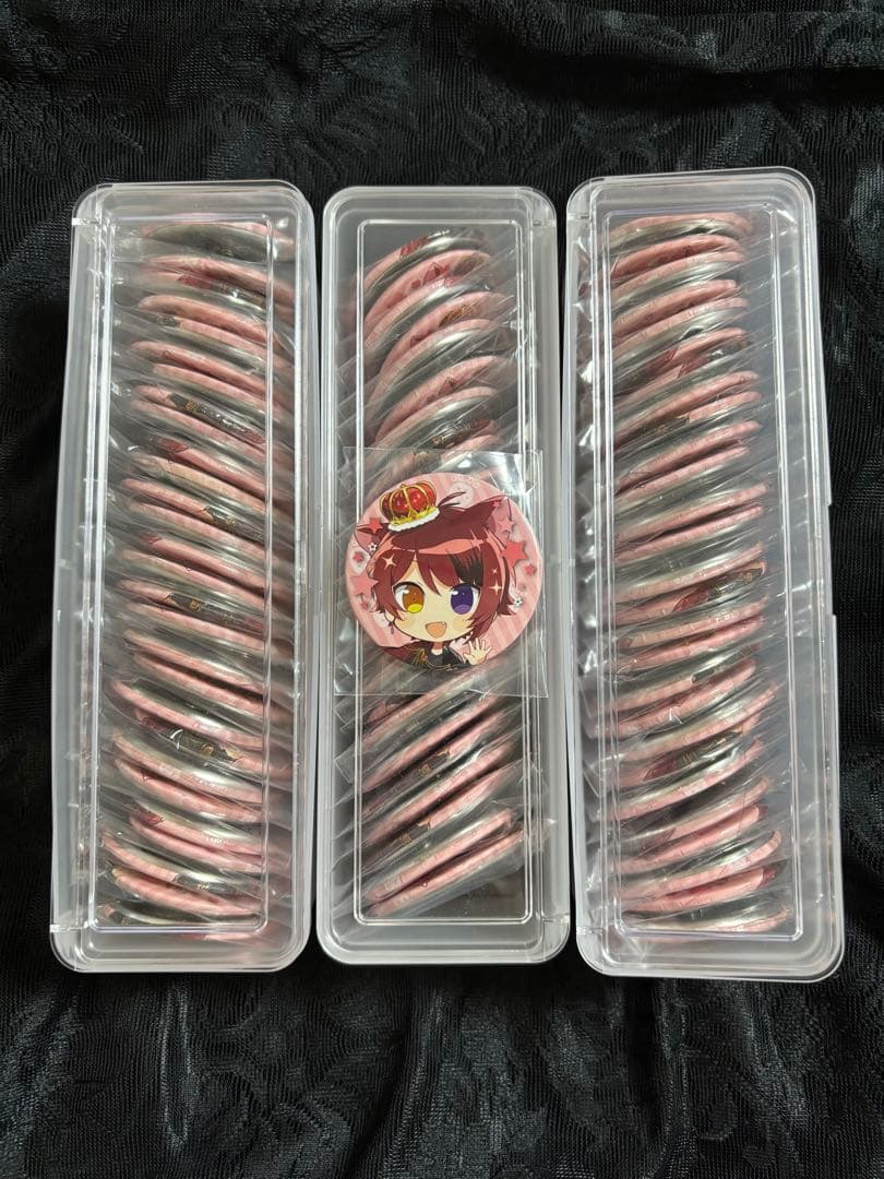 【莉犬】すとめも10 デフォ 缶バッジ （メタリックカード付き）