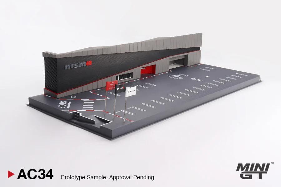 MINI GT 1/64 ジオラマ 日産モータースポーツ&カスタイマイズ
