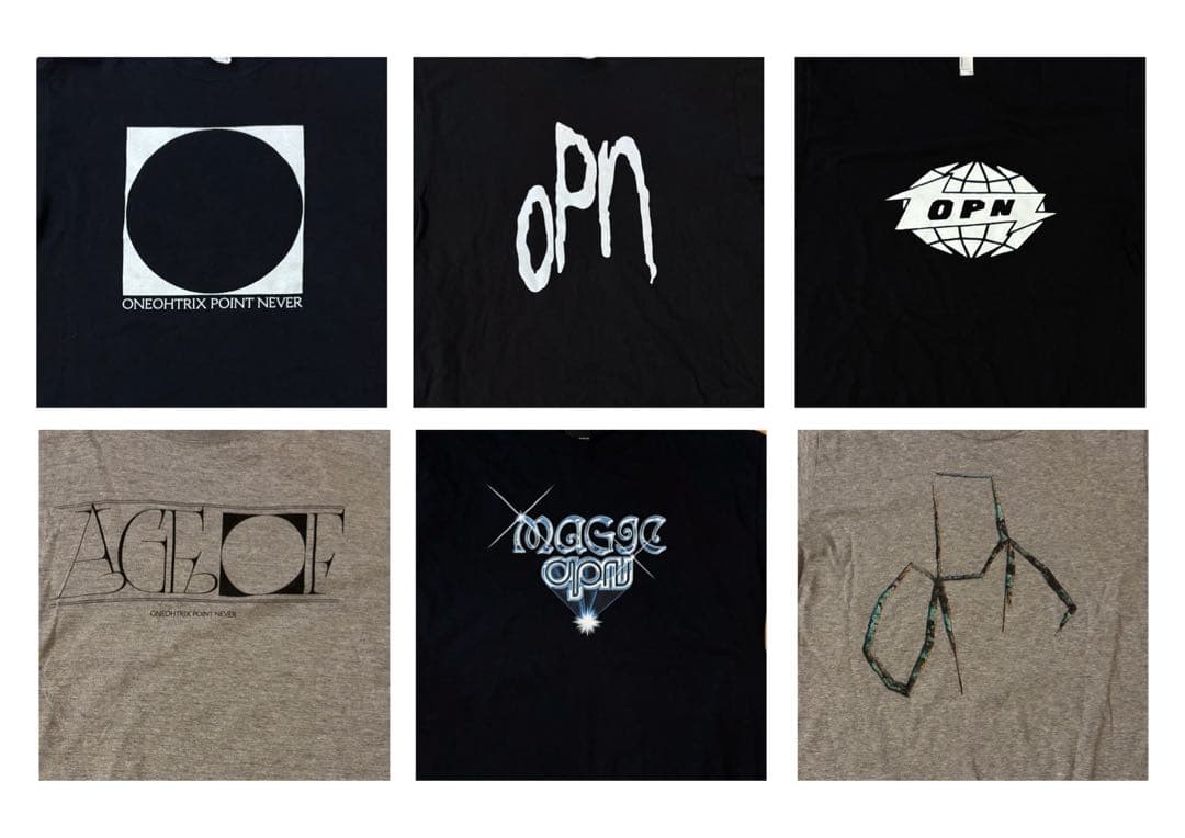 oneohtrix point never Tシャツ6枚セット