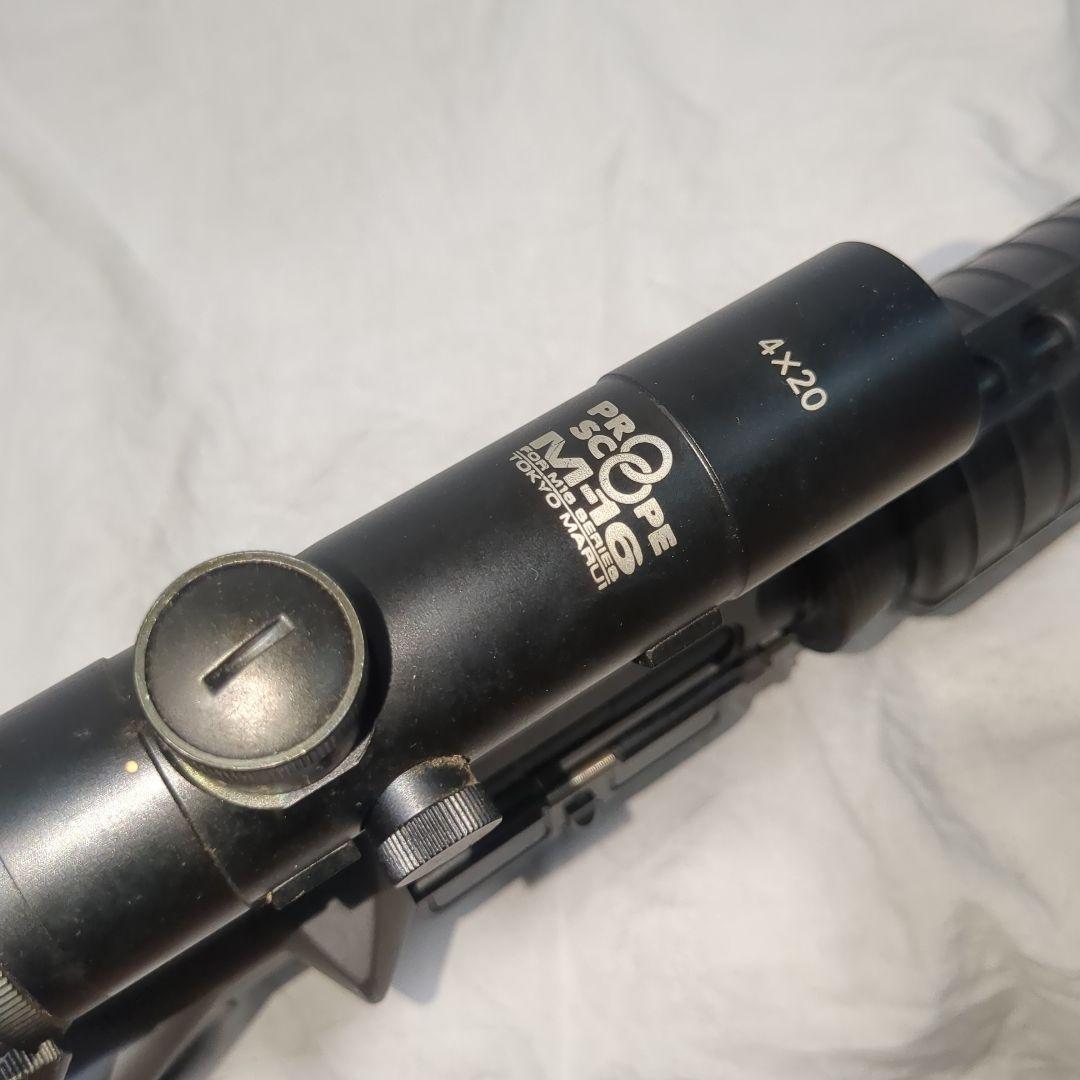 東京マルイ　m16a2 スタンダード電動ガン　純正m16プロスコープ付