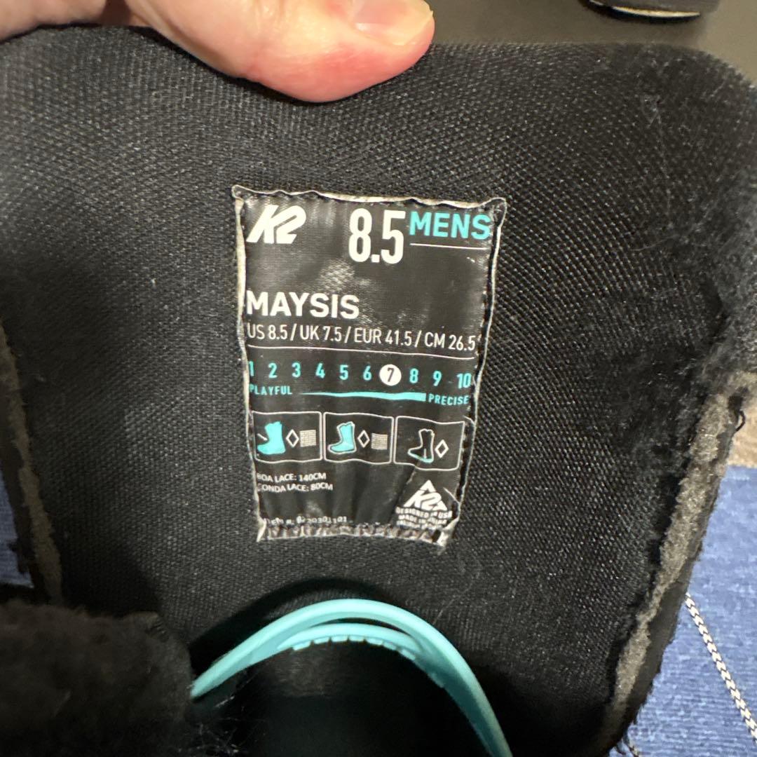 K2 MAYSIS メイシス スノーボードブーツ 箱付き ダブルBOA