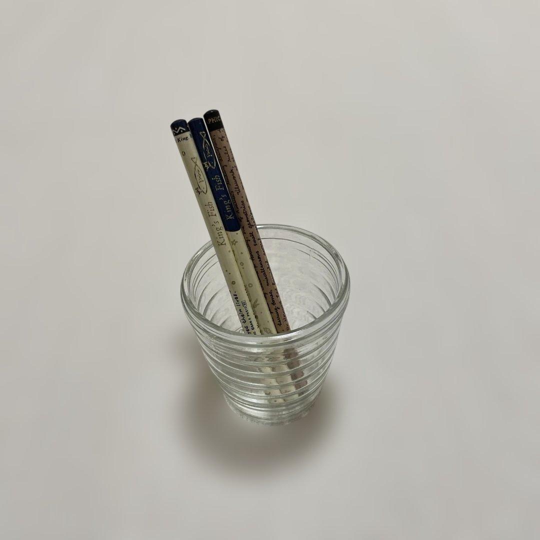 【匿名配送】未使用　鉛筆3本セット レトロ　1990 1989 文房具　年代物
