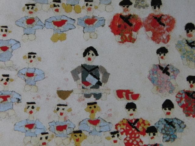 山下清、【おやつ】、希少な額装用画集より、新品高級額装付、状態良好