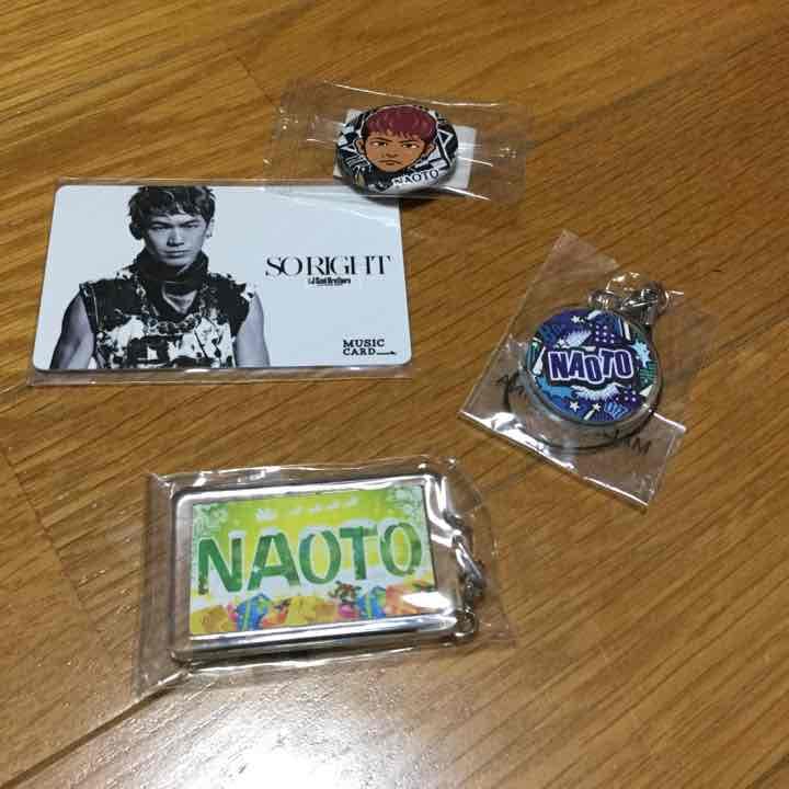 EXILE 三代目 NAOTO クリーナー 缶バッヂ ネーム