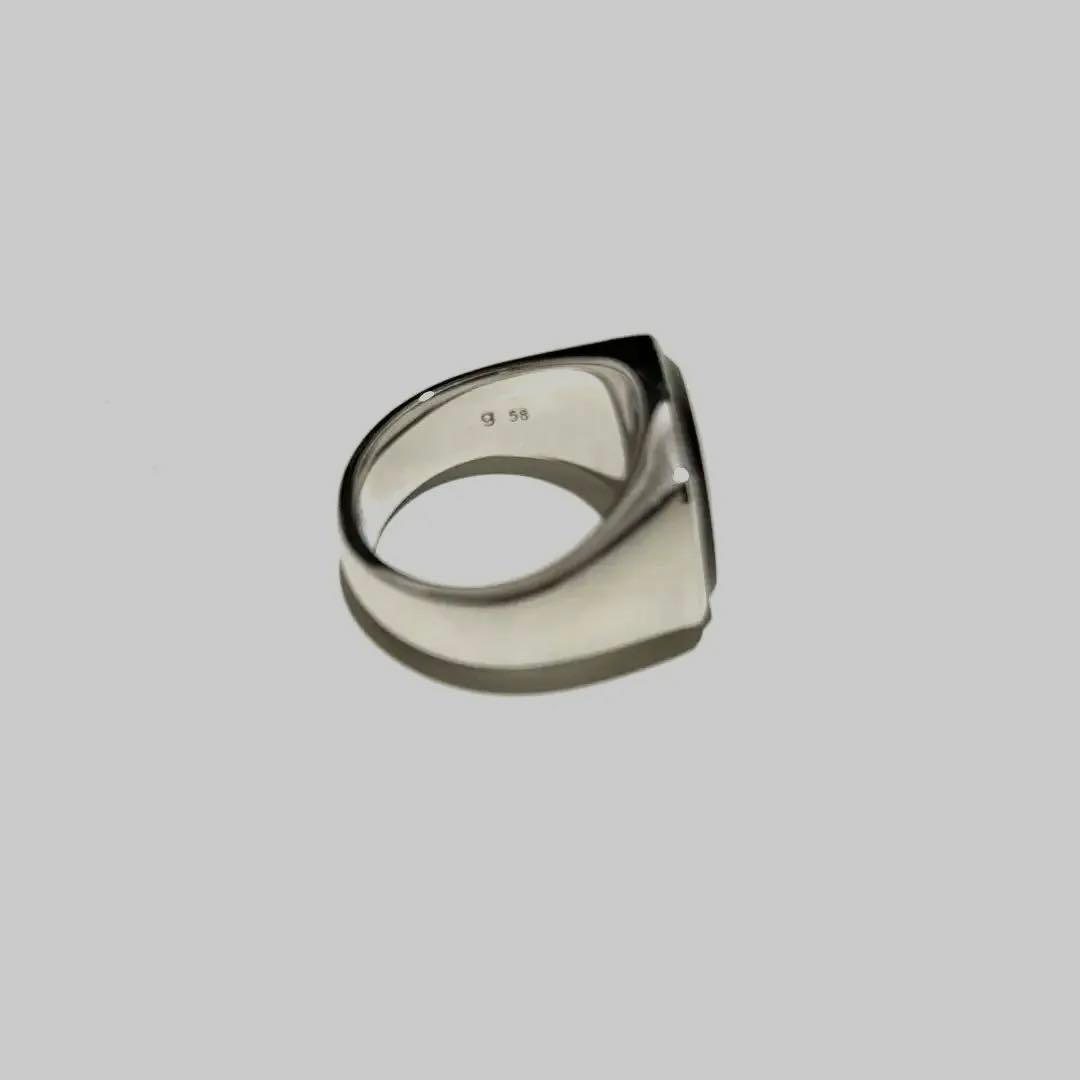 アクセサリー TOMWOOD Cushion Polished Black Onyx M