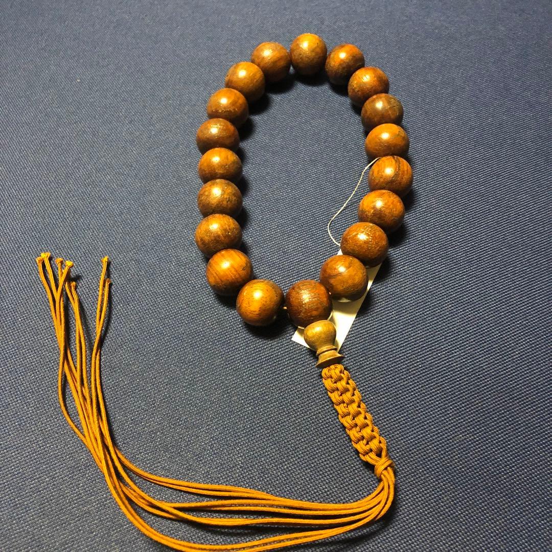 紫檀　銀打ち　念珠