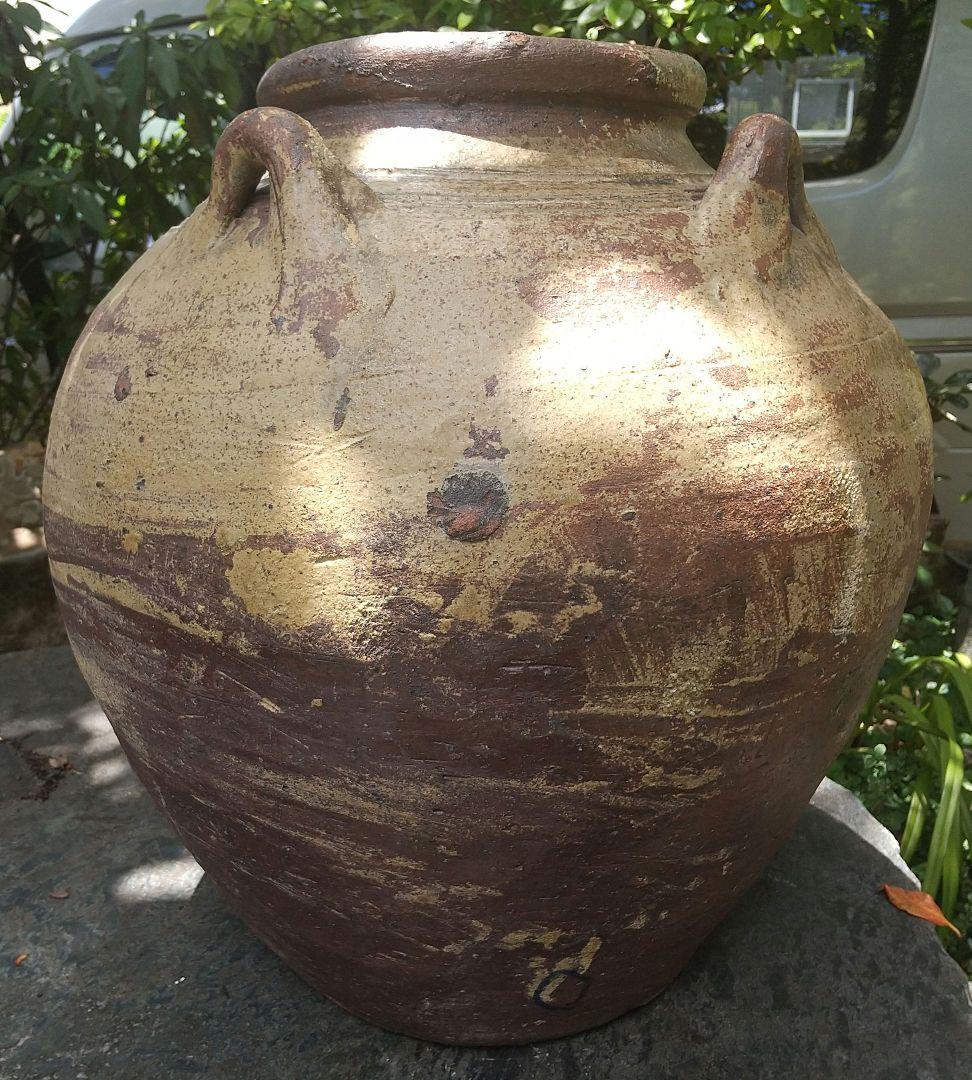 【時代南蛮甕】　四耳南蛮大甕