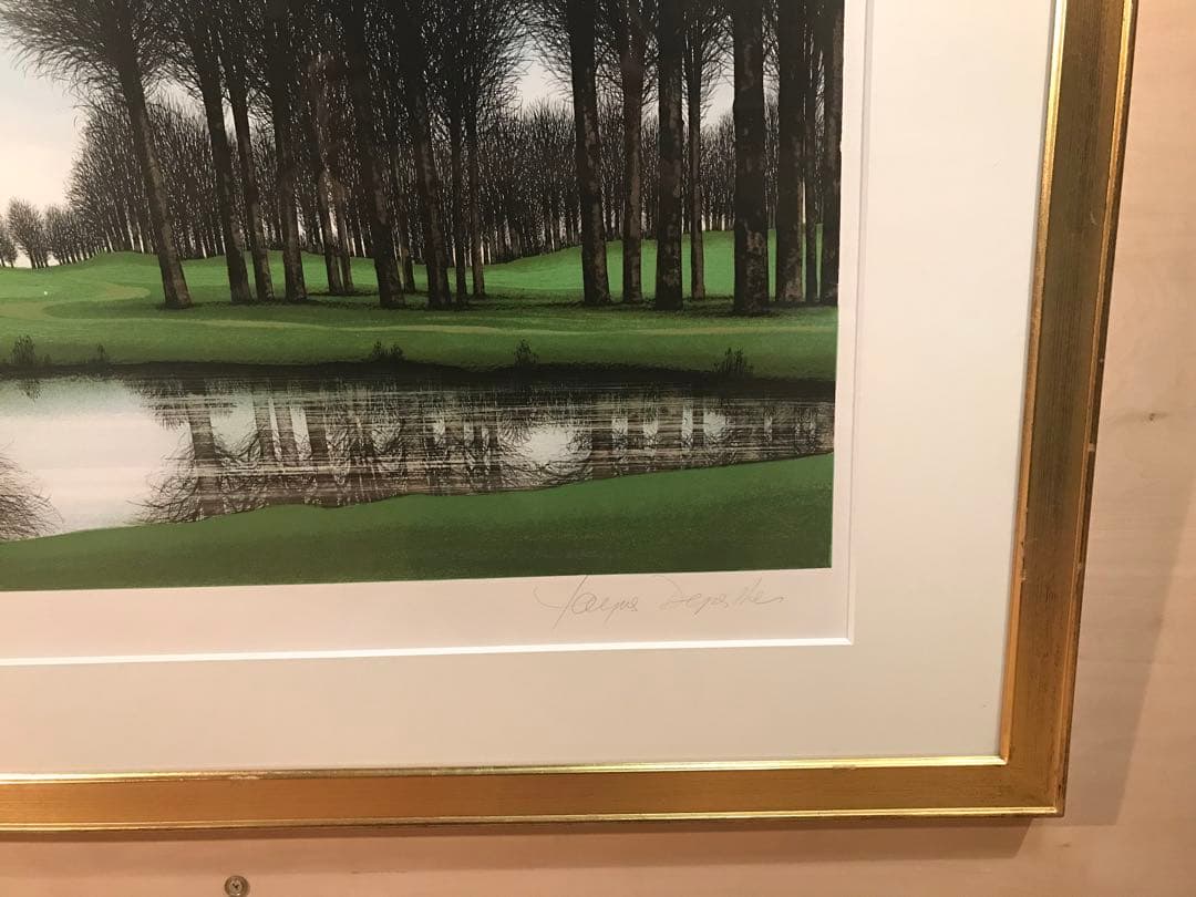ロビーさま専用　デペルト「ゴルフ場」「フロリダのオークスクラブ」２作品リトグラフ