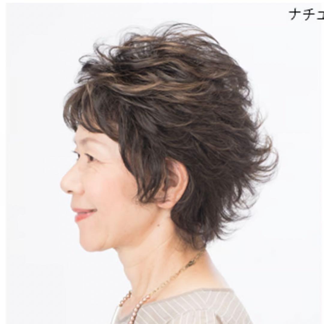 KNTファッションウィッグ　カオリスタイル　総手縫いフルウィッグ　ナチュラル