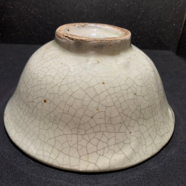 貫入の美しい 茶碗 李朝？ 茶道具