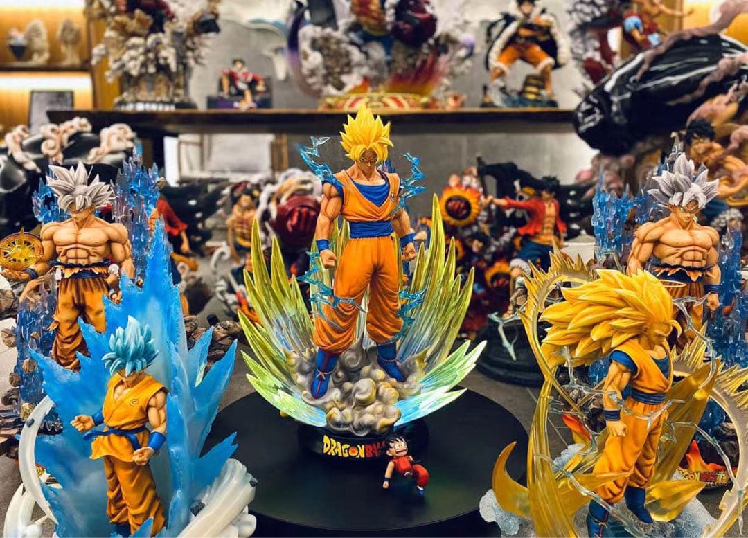 ドラゴンボール 孫悟空 ガレキ ガレージキット スタチューX①②④