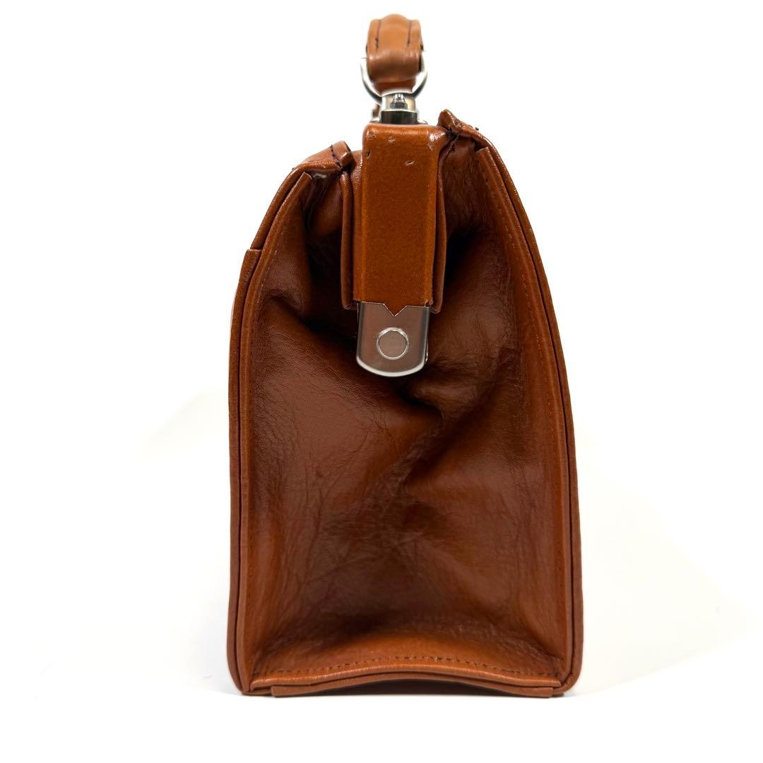 【極美品】SADDLE 豊岡鞄　ミニダレスバッグ　2way レザー　ブラウン