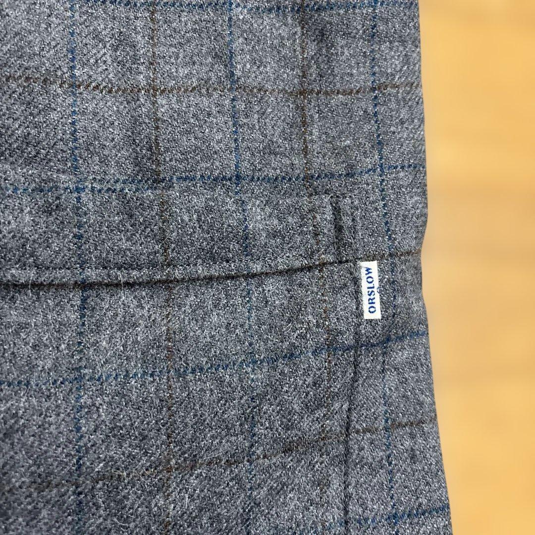 新品半額！オアスロウorslowヴィンテージレプリカ ウールチェックベスト