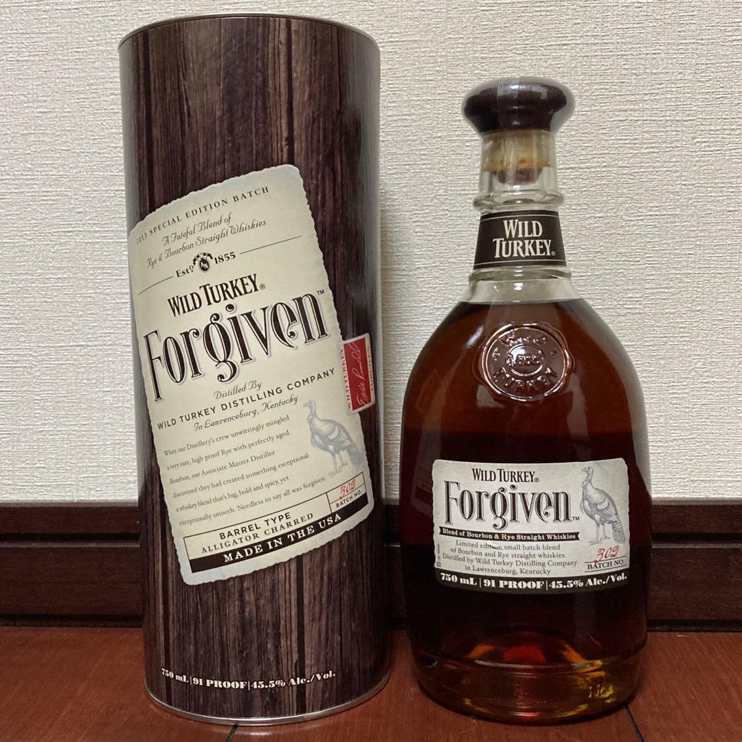 【最後の1本！】ワイルドターキー　フォーギブン　初期ロット　バッチナンバー302
