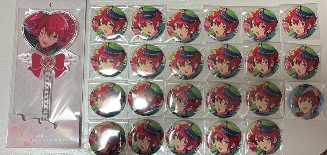 あんスタ 朱桜司 缶バッジ ステッキ